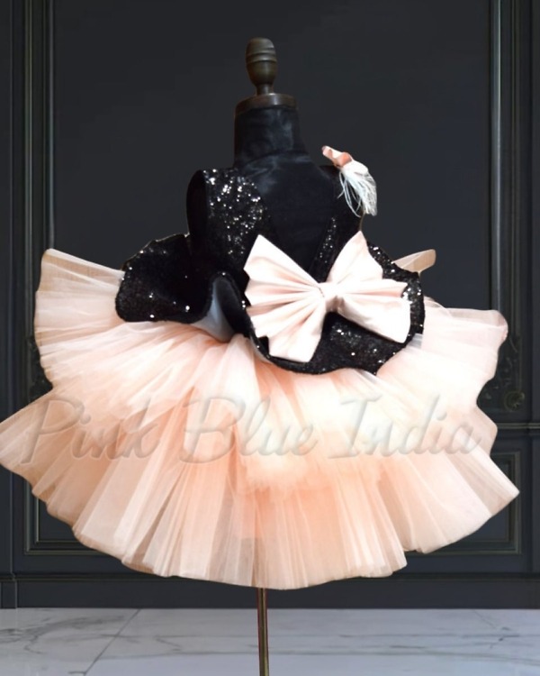 Peplum party wear frock for baby girl detailed look premium design