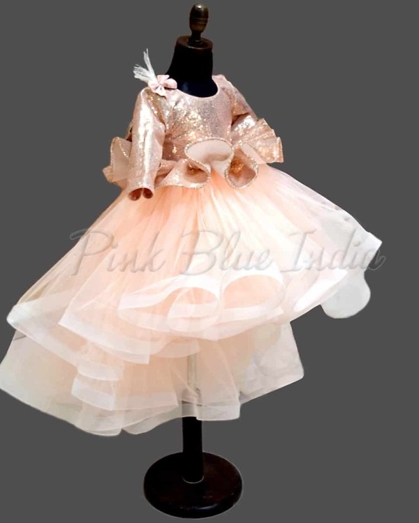 Sequin party dress for baby girl stylish birthday celebration outfit