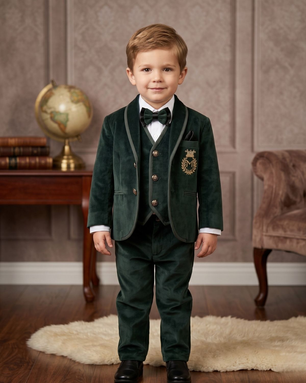 Buy Boys Coat Suit | Stylish 5 Piece Coat Suits for Kids