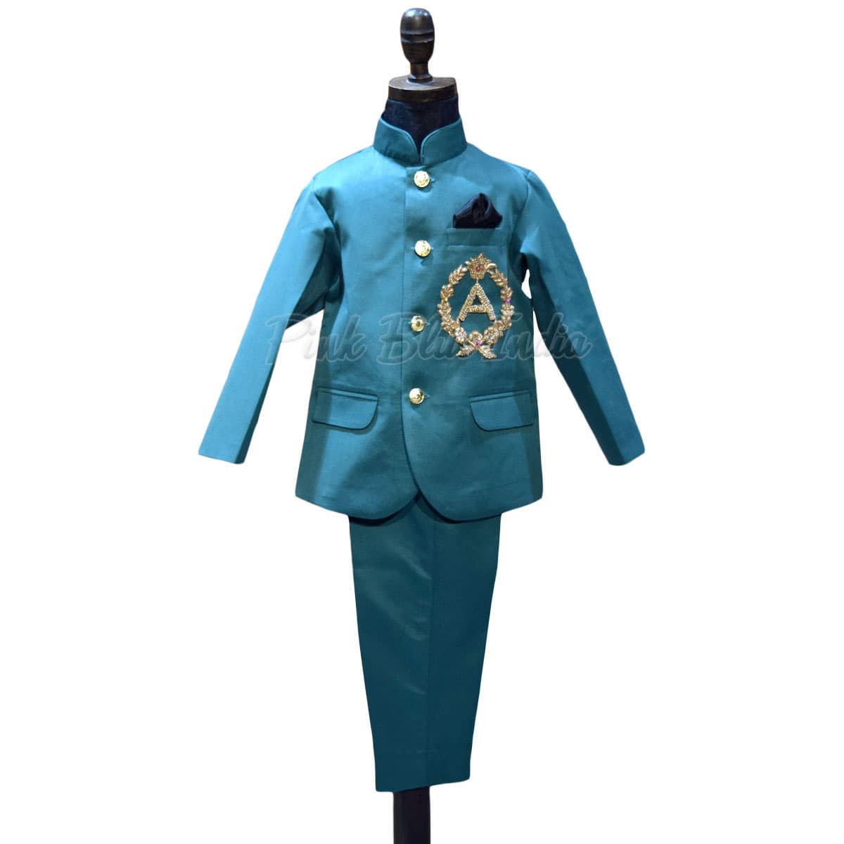 Royal Jodhpuri suit for baby boy, elegant ethnic outfit for wedding and festive occasions