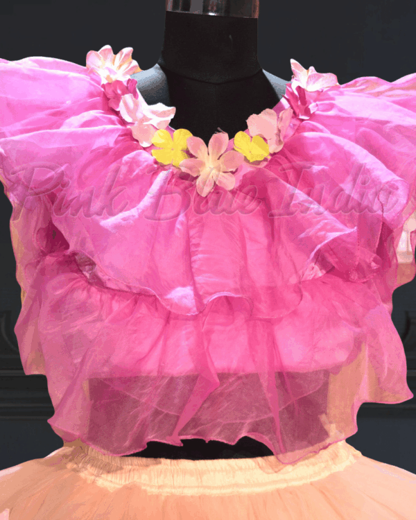Mom and daughter unicorn theme matching outfit for celebration by Pink Blue India