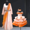 Girls candy theme party gown for birthday celebration by Pink Blue India