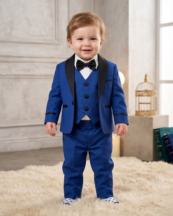 Party Wear 5 Piece Coat Suit for Boys Online India