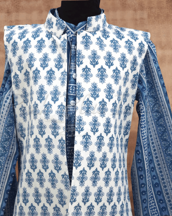 Designer sibling matching outfits for brother and sister by Pink Blue India