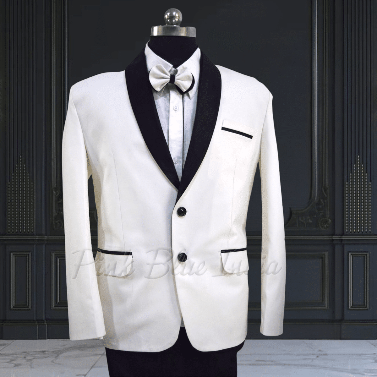 Dad son black tuxedo matching outfits for formal events