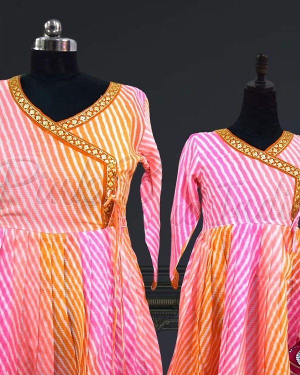 Matching family festival outfits, stylish coordinated celebration wear