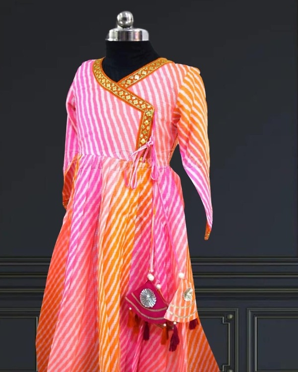 Coordinated family outfits for festival, stylish celebration wear