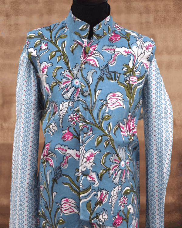 Big little sibling ethnic wear combo festive outfit by Pink Blue India