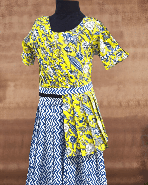 Sibling matching outfits for kids party and festive wear by Pink Blue India