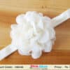 Off white rose net baby headband for newborn photography styling
