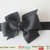 Elegant black headband for baby girls party and festive fashion