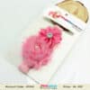 Stylish pink floral hairband for baby girl party and birthday outfit