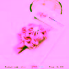 Pink satin flower infant headband for cute festive styling