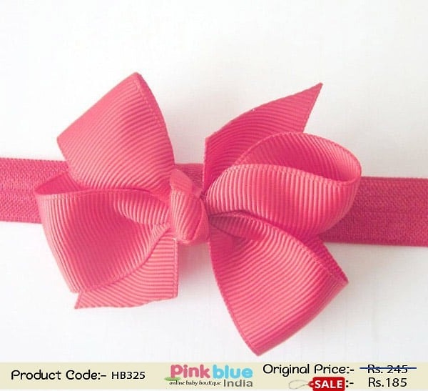 Red toddler hairband for festive functions and stylish party outfits