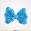Sky blue toddler hair bow for cute birthday party outfits