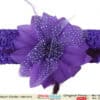 Blue flower headband for baby girls birthday wear cute