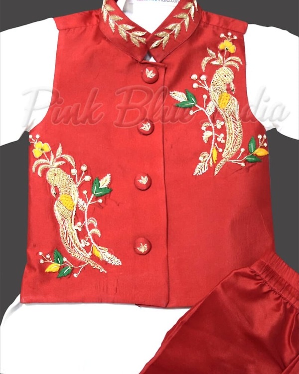 Baby boy ethnic set traditional festive wedding outfit