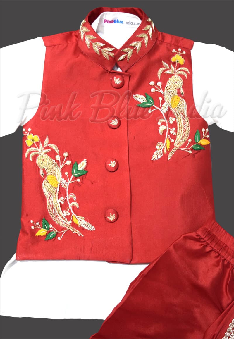 Baby boy ethnic set traditional festive wedding outfit