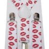 Baby boy white suspenders festive outfit accessory cute formal wear
