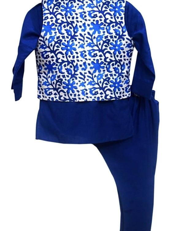 Kurta pajama with waistcoat for baby ethnic festive outfit