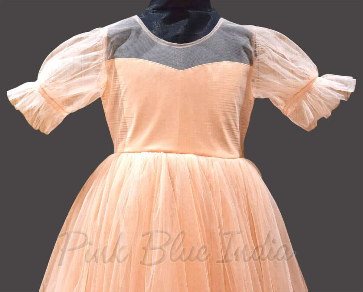 Balloon sleeve dress for baby girl birthday party cute outfit