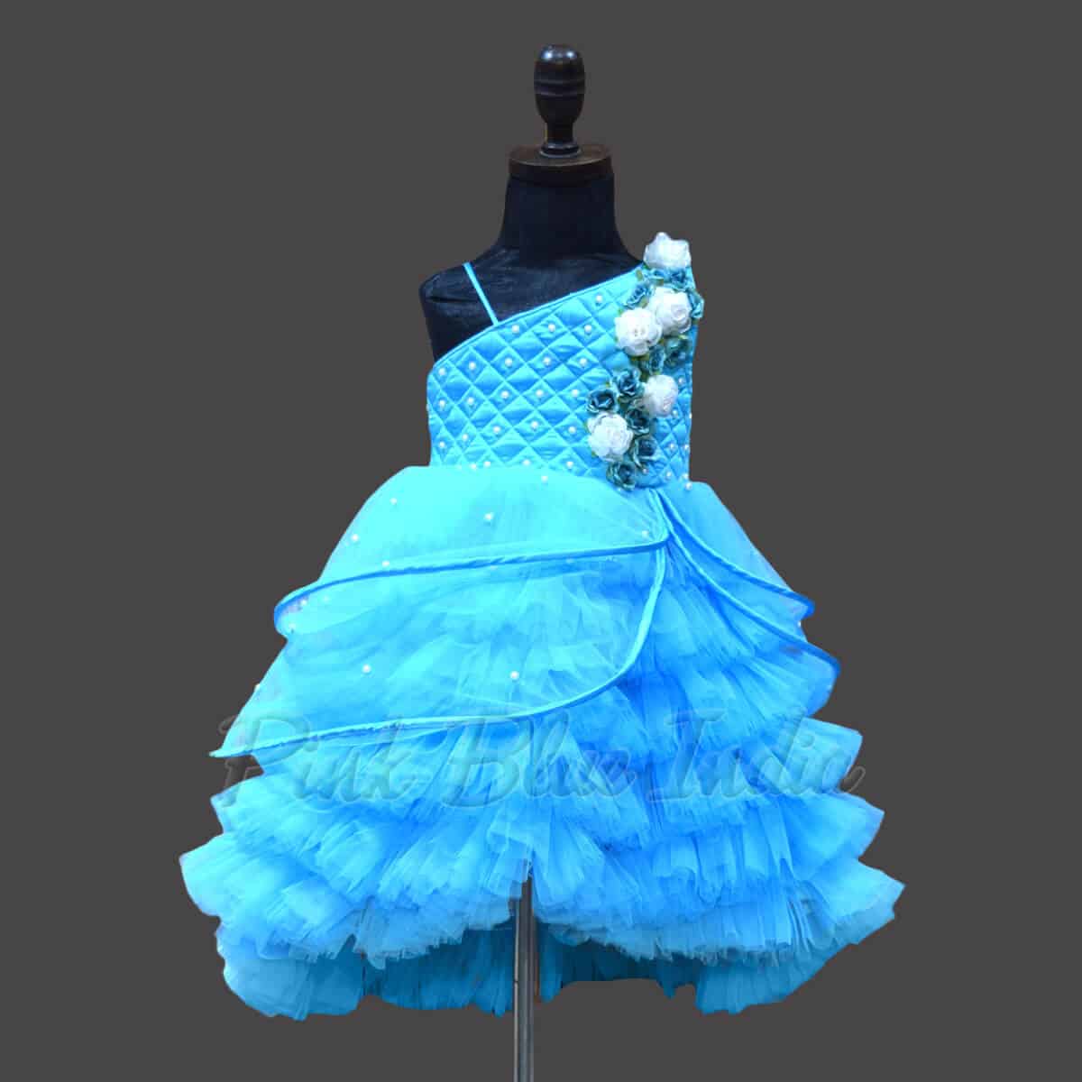 Baby girl butterfly birthday gown elegant party outfit