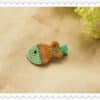 Green brown infant hairpin for baby girls, soft festive accessory, simple cute gift