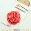 Baby pink designer flower hairband for wedding, elegant and stylish wear