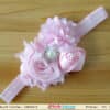 Baby pink flower toddler headband for birthday, cute and stylish wear