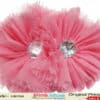 Baby pink infant headband for birthday photoshoot, cute and soft look