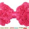 Baby pink floral headband for infant girls party wear cute