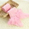 Knee high stockings baby girl pink frill party wear cute stylish accessory