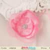 Baby pink flower party hairband for girls birthday dress, cute elegant style