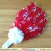 White red feather flower baby hair accessory for wedding, elegant style