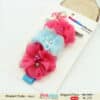 Pink blue baby headband for party wear, colorful and stylish accessory