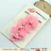 Pink floral toddler girl hairband for birthday, cute and elegant gift