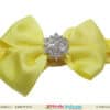 Yellow kids headband for festive occasion, bright and cheerful accessory