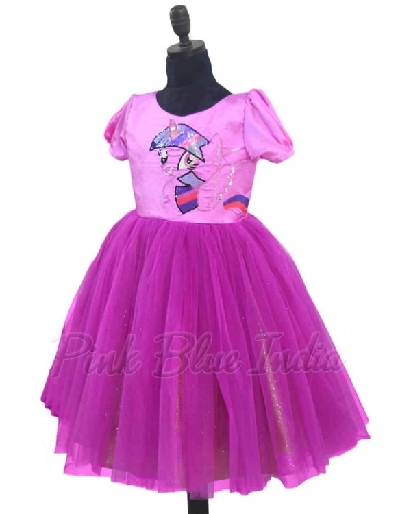 Rainbow unicorn birthday outfit for baby girl with headband cute party wear