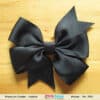 Black bow kids headband for party wear, chic stylish accessory