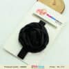 Black stretch flower kids headband for party, chic and stylish accessory