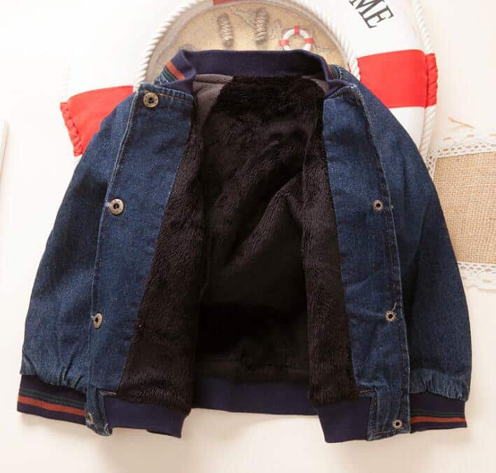 blue baby jacket