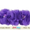 Blue flower lace hairband for girls party, soft and stylish accessory