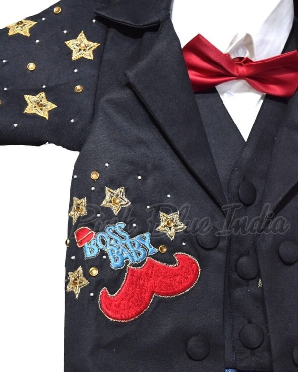 Boss baby theme birthday outfit for boys stylish party wear cute look