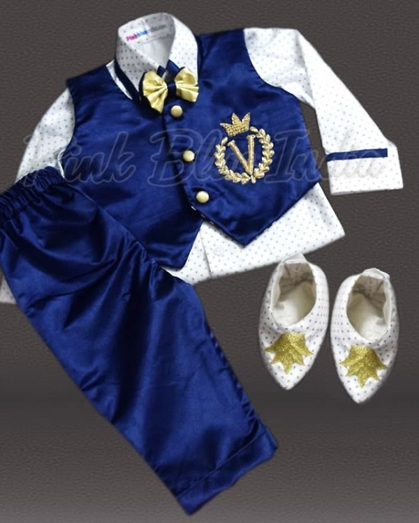 Royal prince costume for baby boy birthday and themed parties