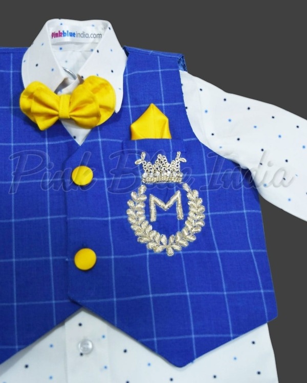 Boys waistcoat birthday party outfit stylish formal celebration wear