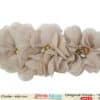 Brown infant girl headband for party, earthy and stylish accessory