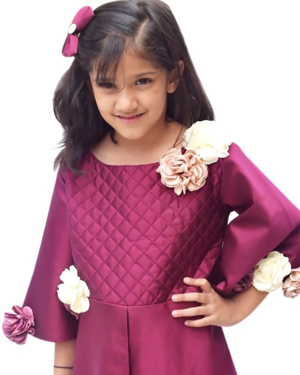 Birthday gown baby girl party wear elegant celebration outfit stylish design