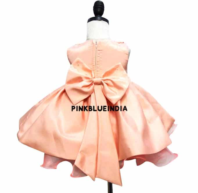 Cute organza dress for baby girls party wear, soft and elegant outfit