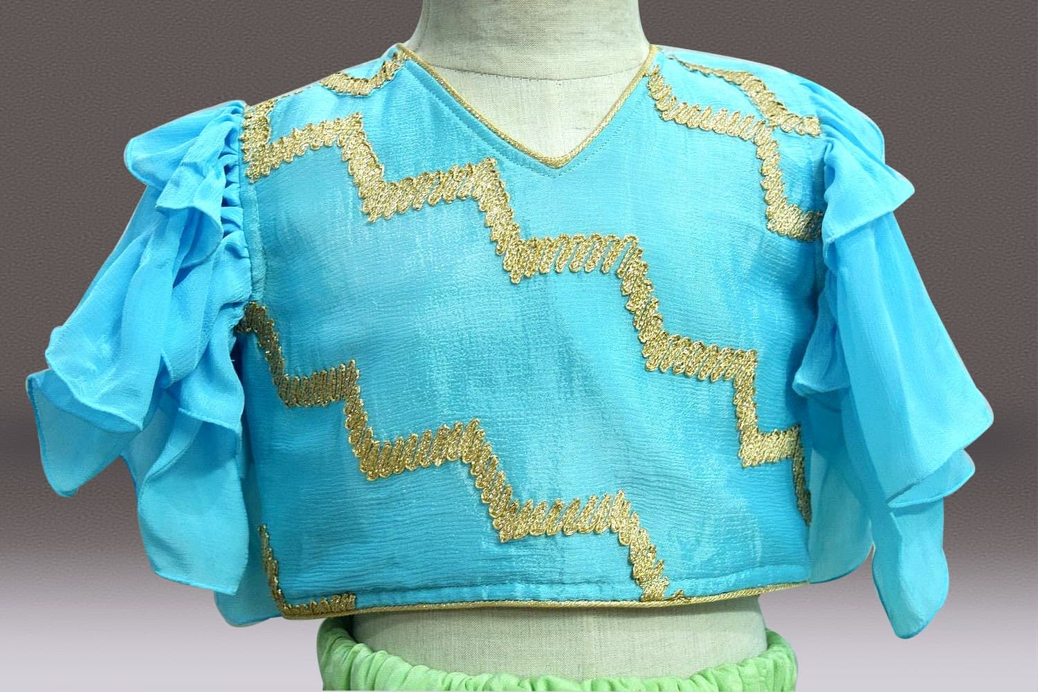 Baby girl lehenga set crop top ethnic wedding celebration outfit
