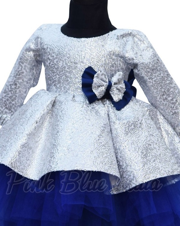 Baby girl party wear frock designer stylish elegant special occasion wear